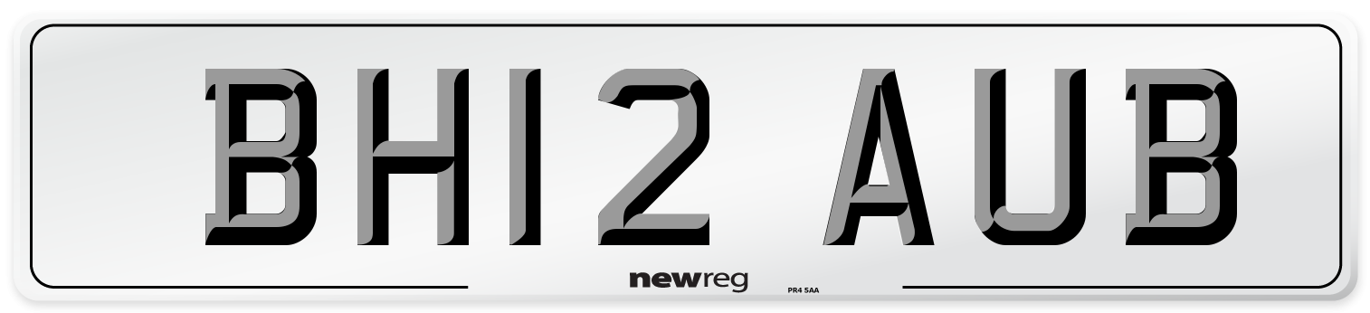 BH12 AUB Number Plate from New Reg